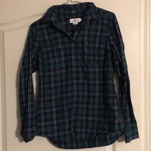 VINEYARD VINES PLAID BUTTON UP